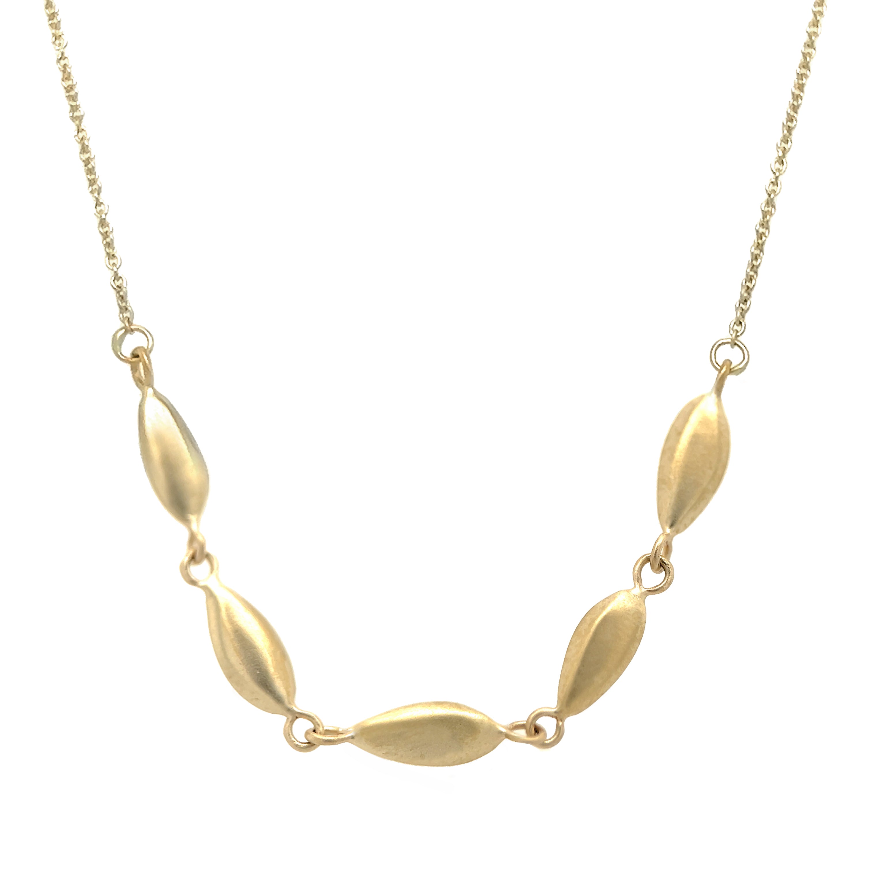 Gold Ripple Necklace