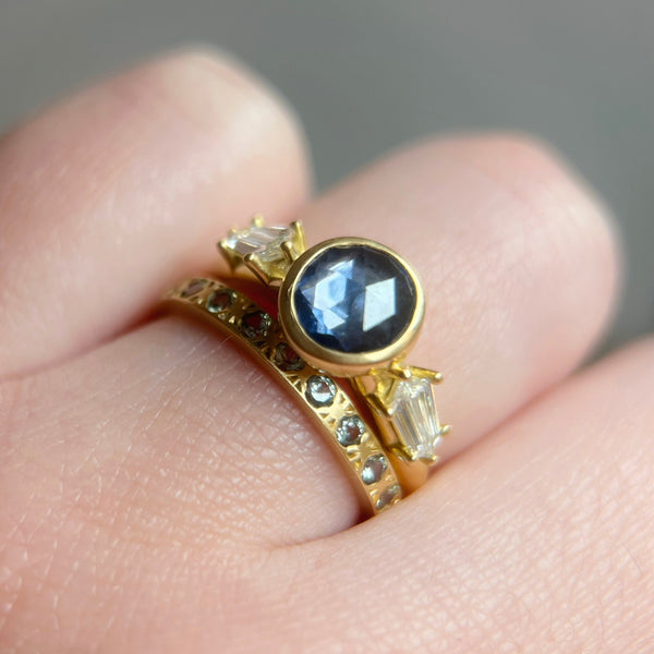 1.3ct Rosecut Sapphire June Ring