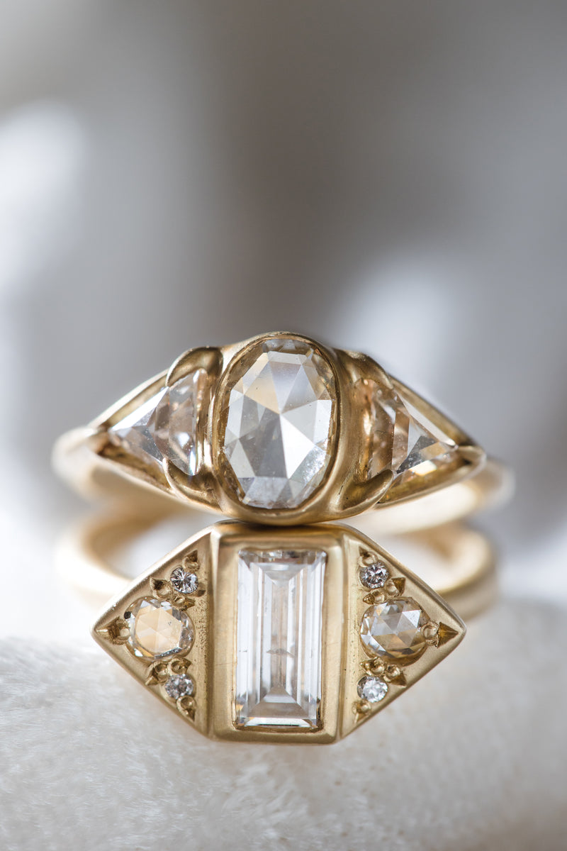 .78ct Winged Baguette Ring