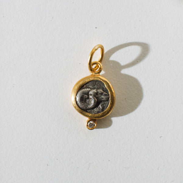 Ram's Head Relief Pendant