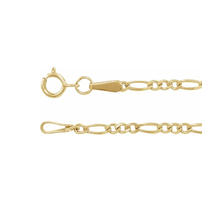 Gold 1.9mm Figaro Chain