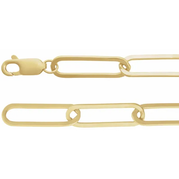 Chunky Gold-Fill Paperclip Chain