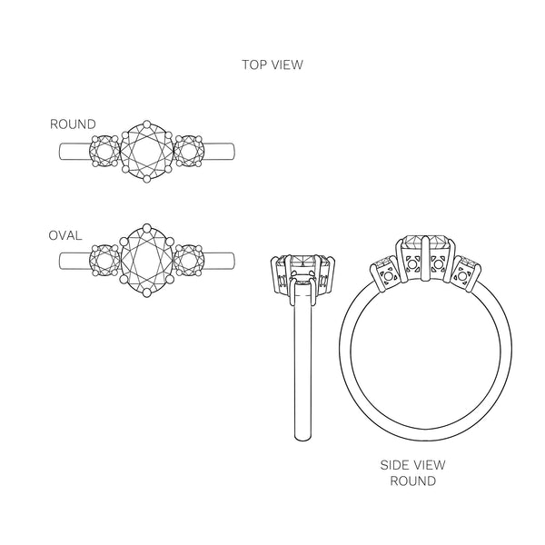 Athena Prong Semi-Mount