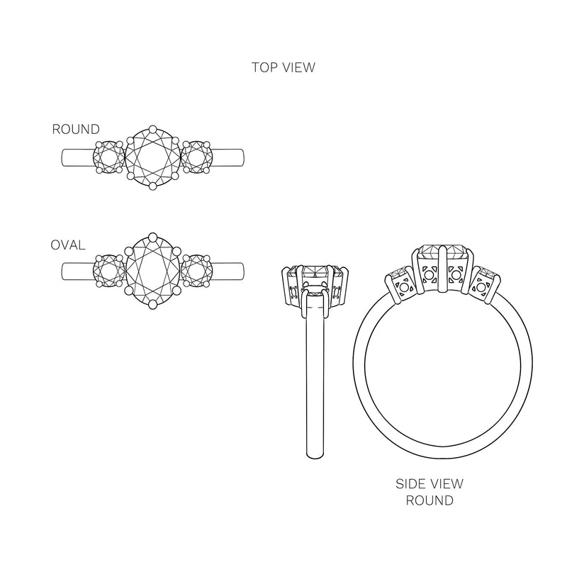 Athena Prong Semi-Mount