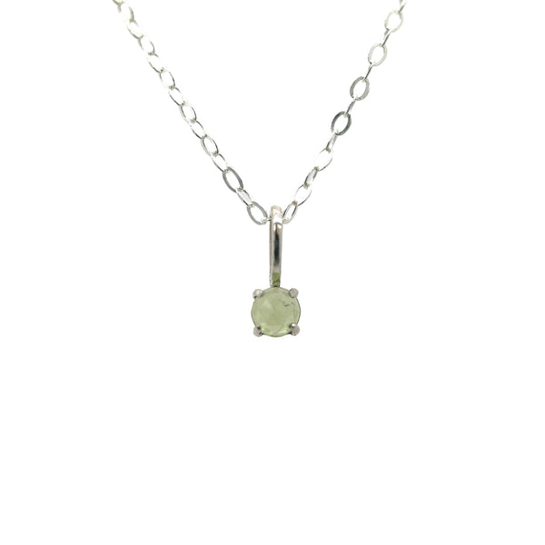 August Peridot Prong Charm