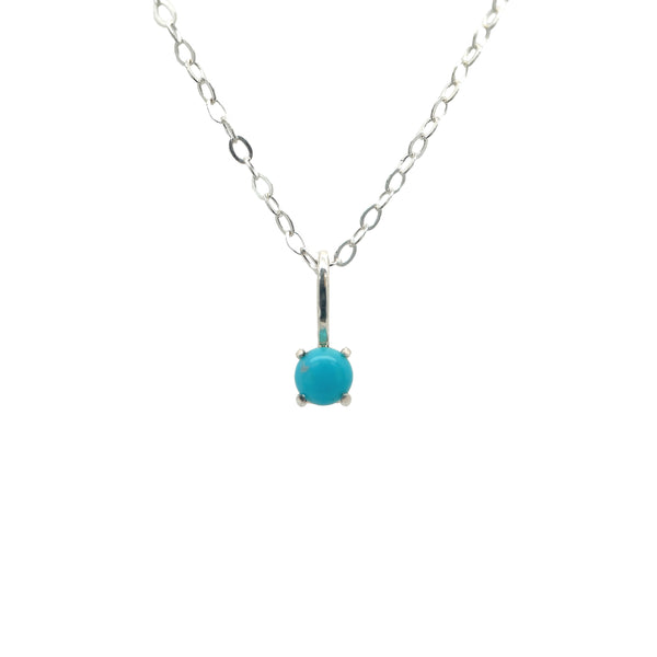 December Turquoise Prong Charm