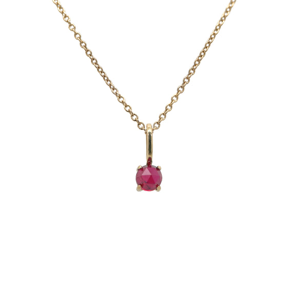 July Ruby Prong Charm