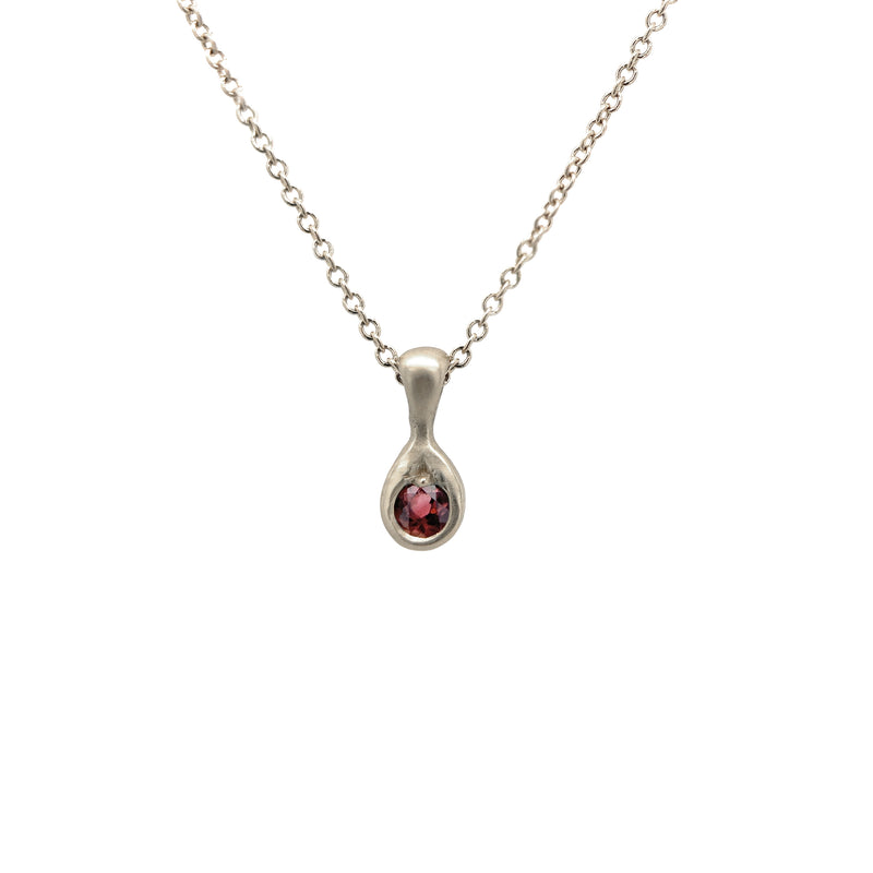 October Pink Tourmaline Droplet