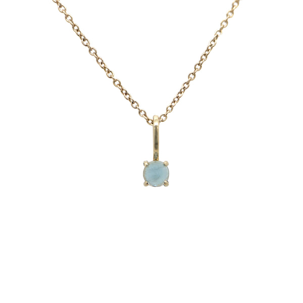 March Aquamarine Prong Charm