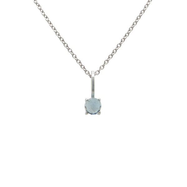 March Aquamarine Prong Charm