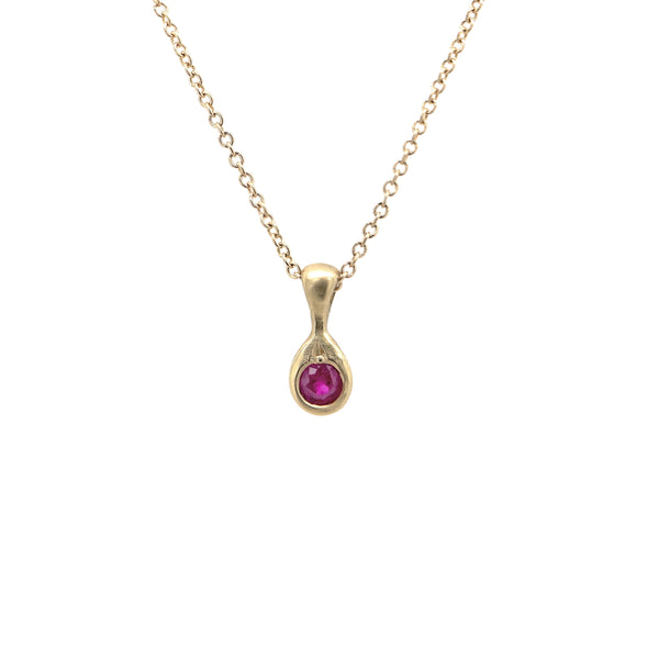 October Add-On Droplet - Pink Tourmaline