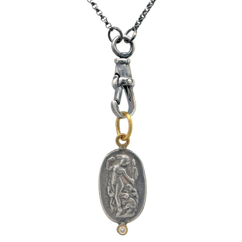 Roman Woman Intaglio Pendant