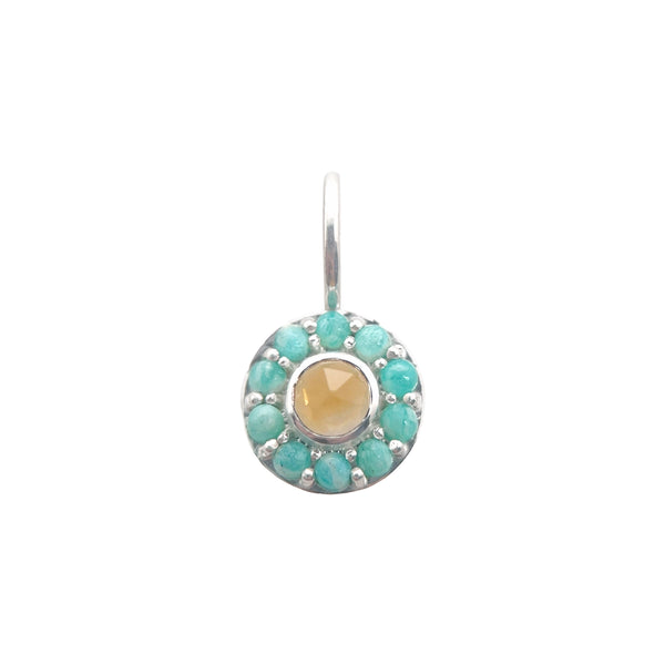 Gem Halo Silver Charms