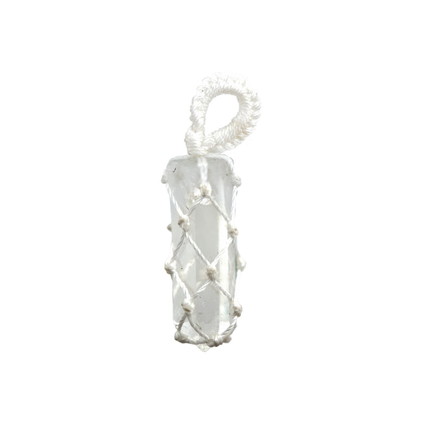 Tied Quartz Pendant