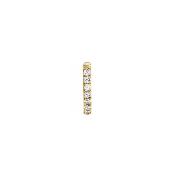 Diamond Huggie Single Hoop