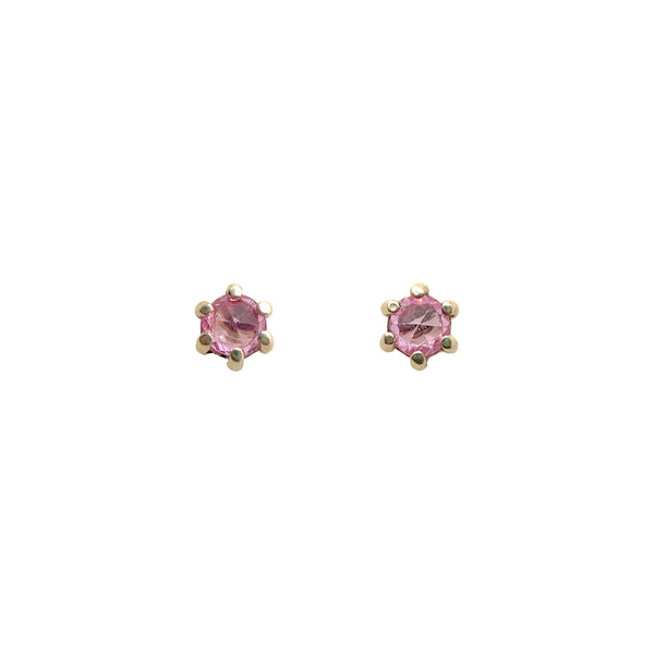 3mm Pink Sapphire Studs