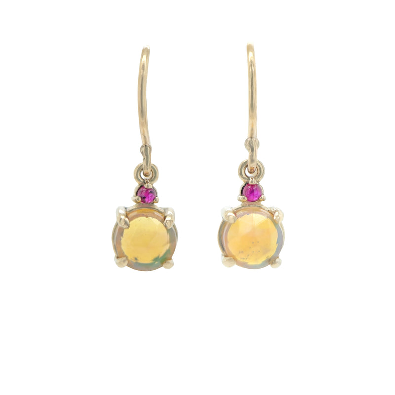 Gold Duo Drop Earrings