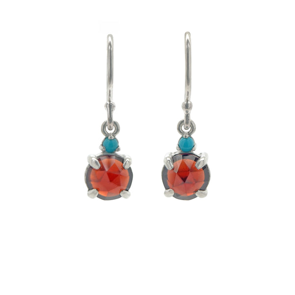 Silver Duo Drop Earrings