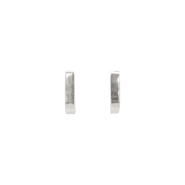 Silver J-Hoops