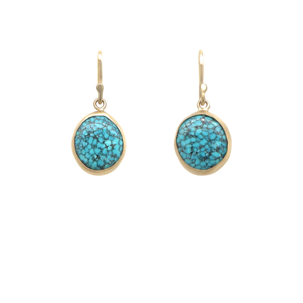 Kingman Turquoise Drop Earrings