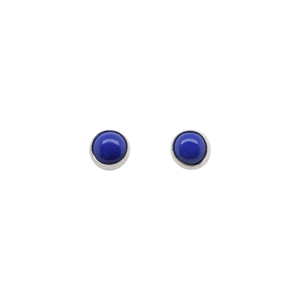 Lapis Lazuli Silver Studs