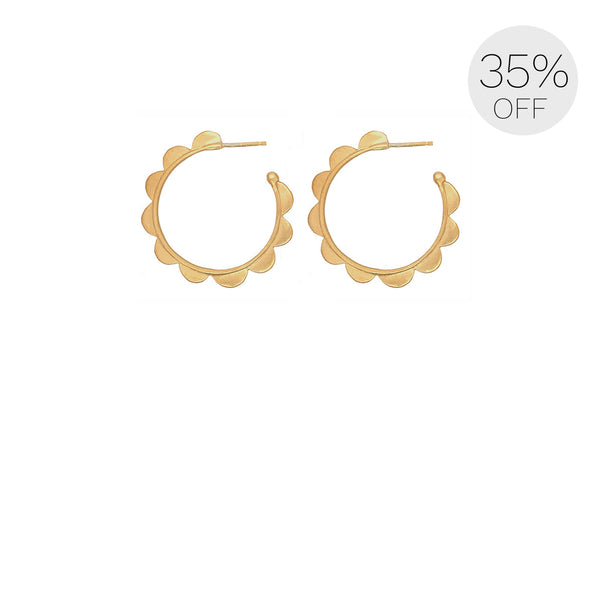 Large Scallop Hoops