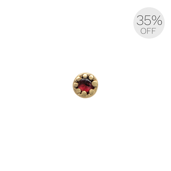 4mm Single Pebble Cup Studs