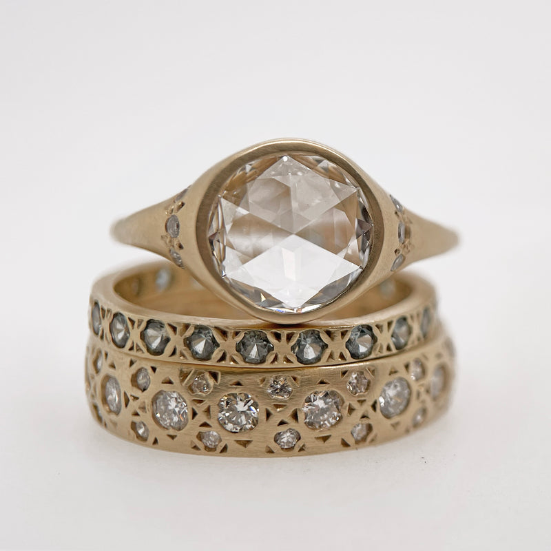 1.5ct Rosecut Diamond Ring