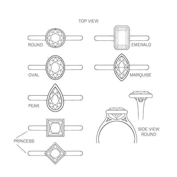 Floating Bezel Bridge Basket Semi-Mount