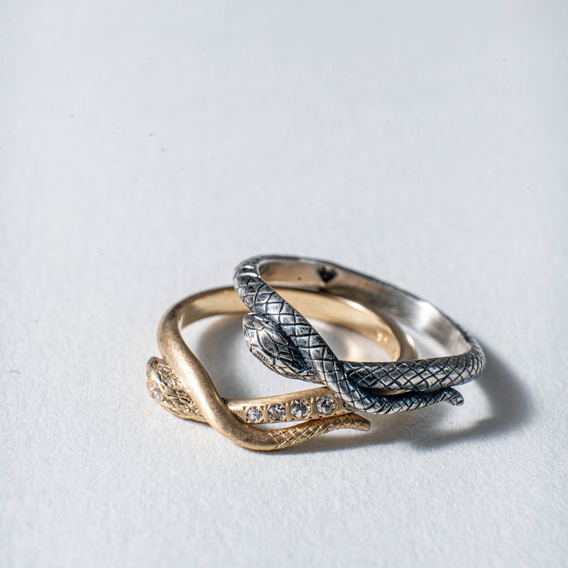 Silver Serpentine Arch Band