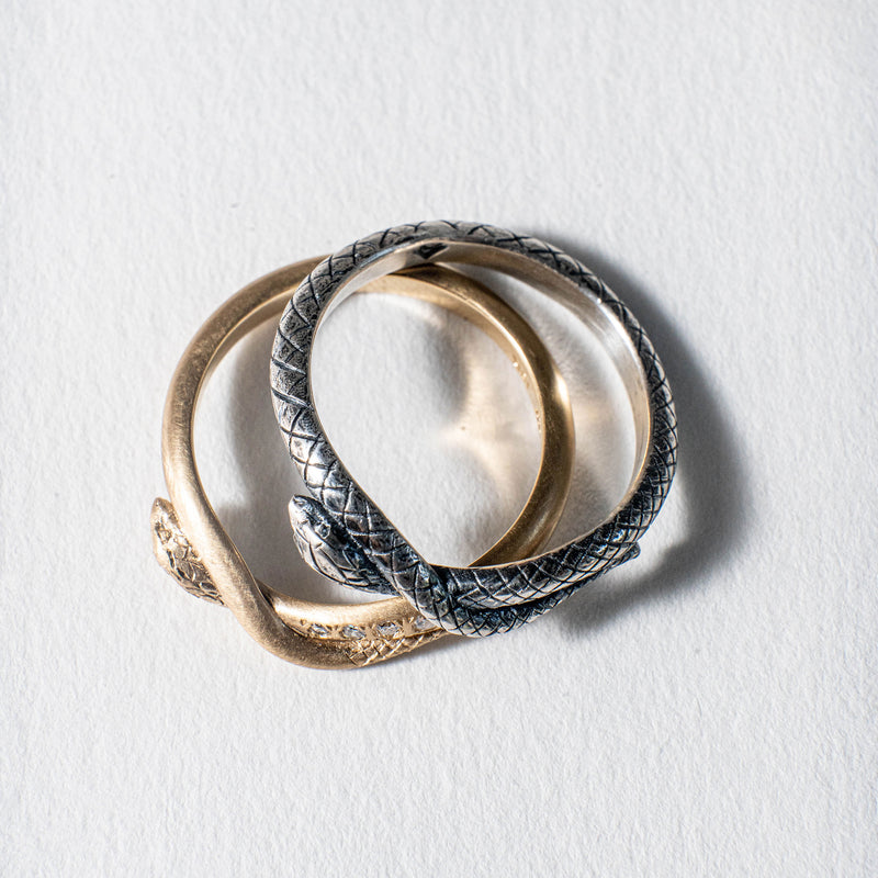Silver Serpentine Arch Band