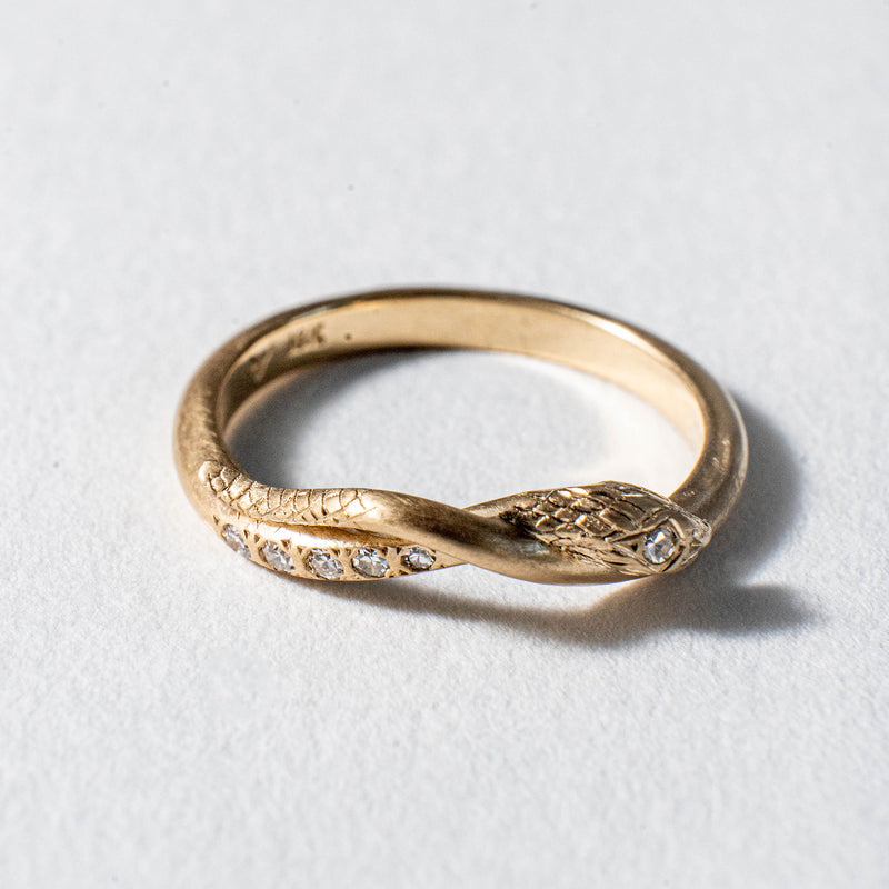 Gold Serpentine Arch Band