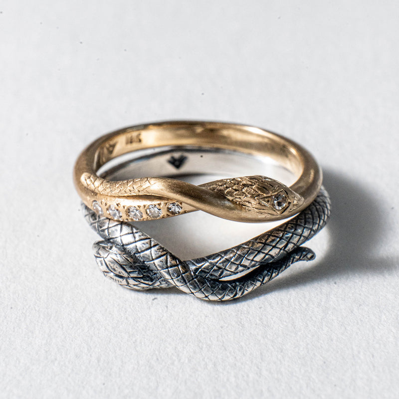 Silver Serpentine Arch Band