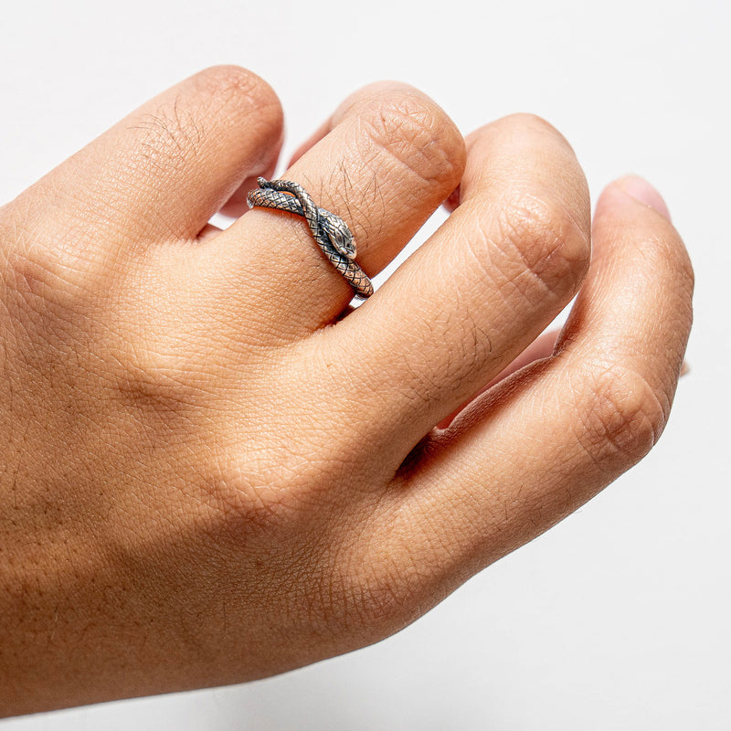 Silver Serpentine Arch Band