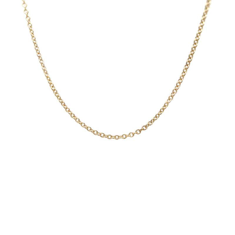 Thin Gold 18" Cable Chain