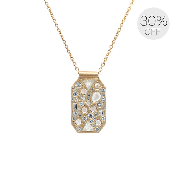 Mosaic Tag Necklace