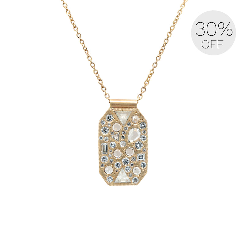 Mosaic Tag Necklace