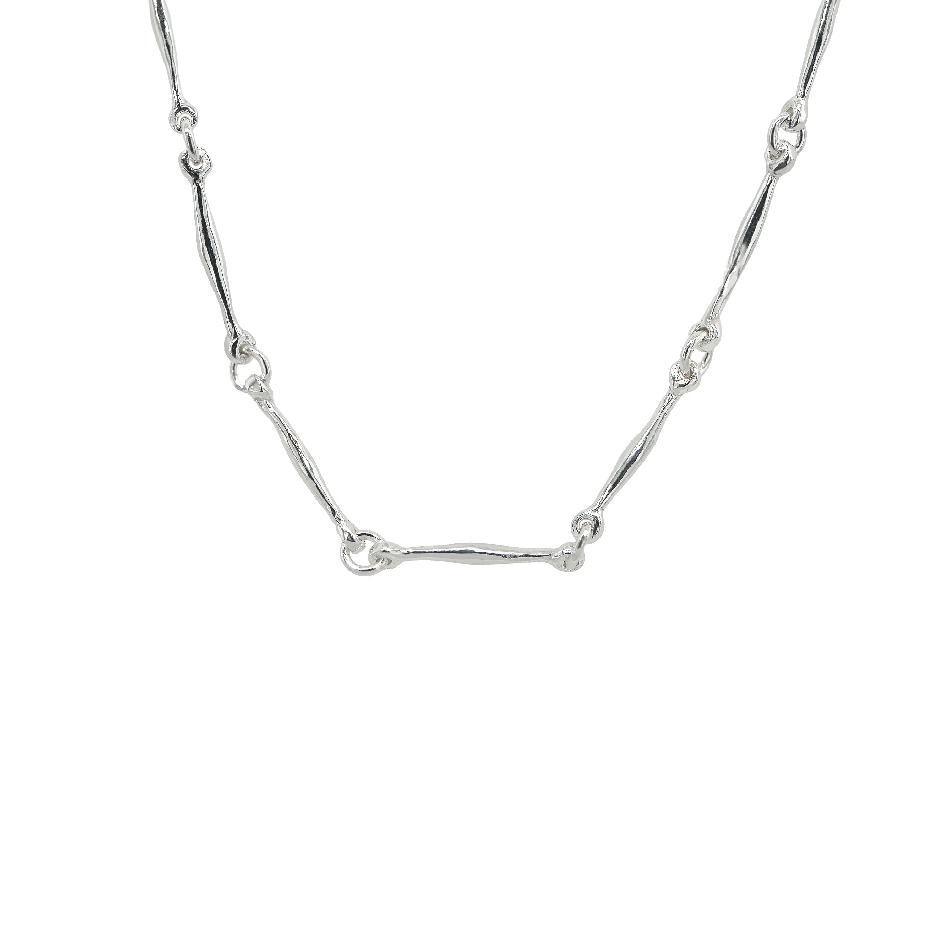 Silver Stick Chain Necklace – LORAK JEWELRY