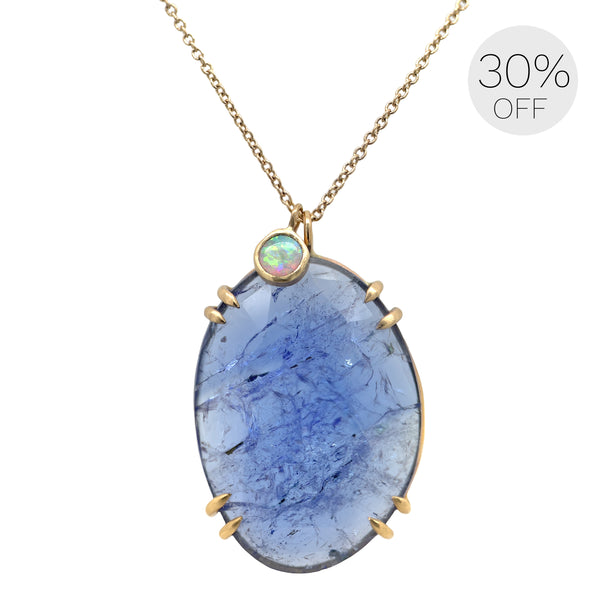 Large Tanzanite Necklace