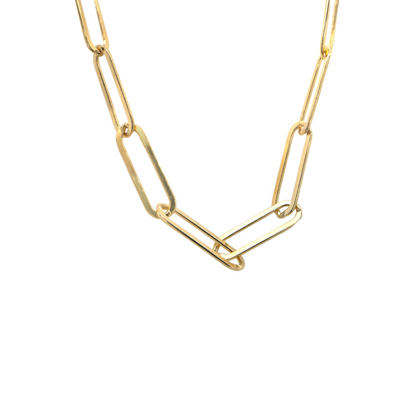 Chunky Gold-Fill Paperclip Chain