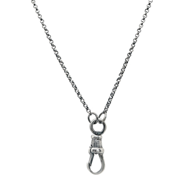 Silver Swivel Charm Bail Chain