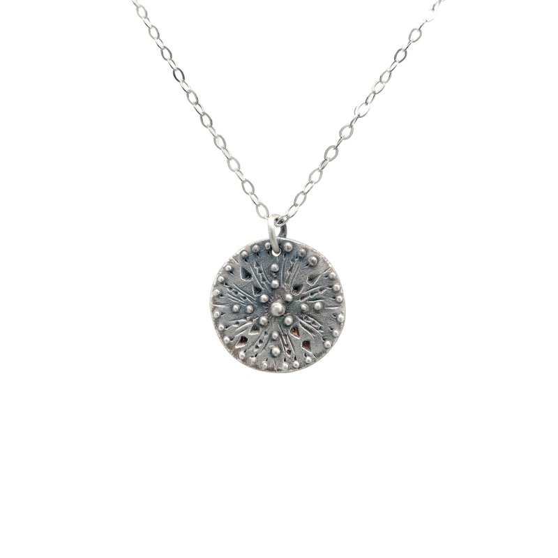 Silver Compass Necklace