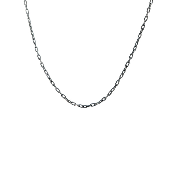 Silver Thin Oval Cable Chain