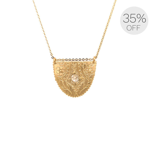 Iris Flap Necklace