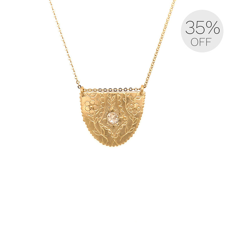 Iris Flap Necklace