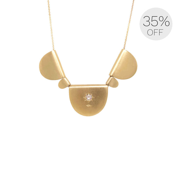 Rose Flap Necklace