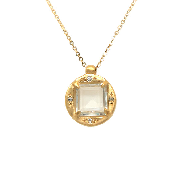 Shape in Shape Square Necklace