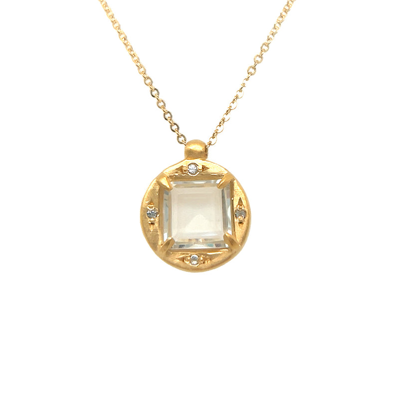 Shape in Shape Square Necklace