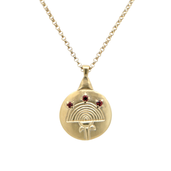 Capricorn January Zodiac Necklace