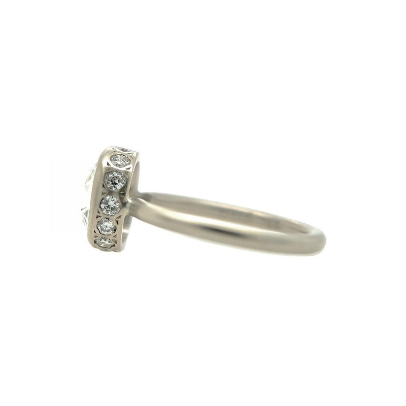 Rose-Cut Moissanite Athena Canopy Ring